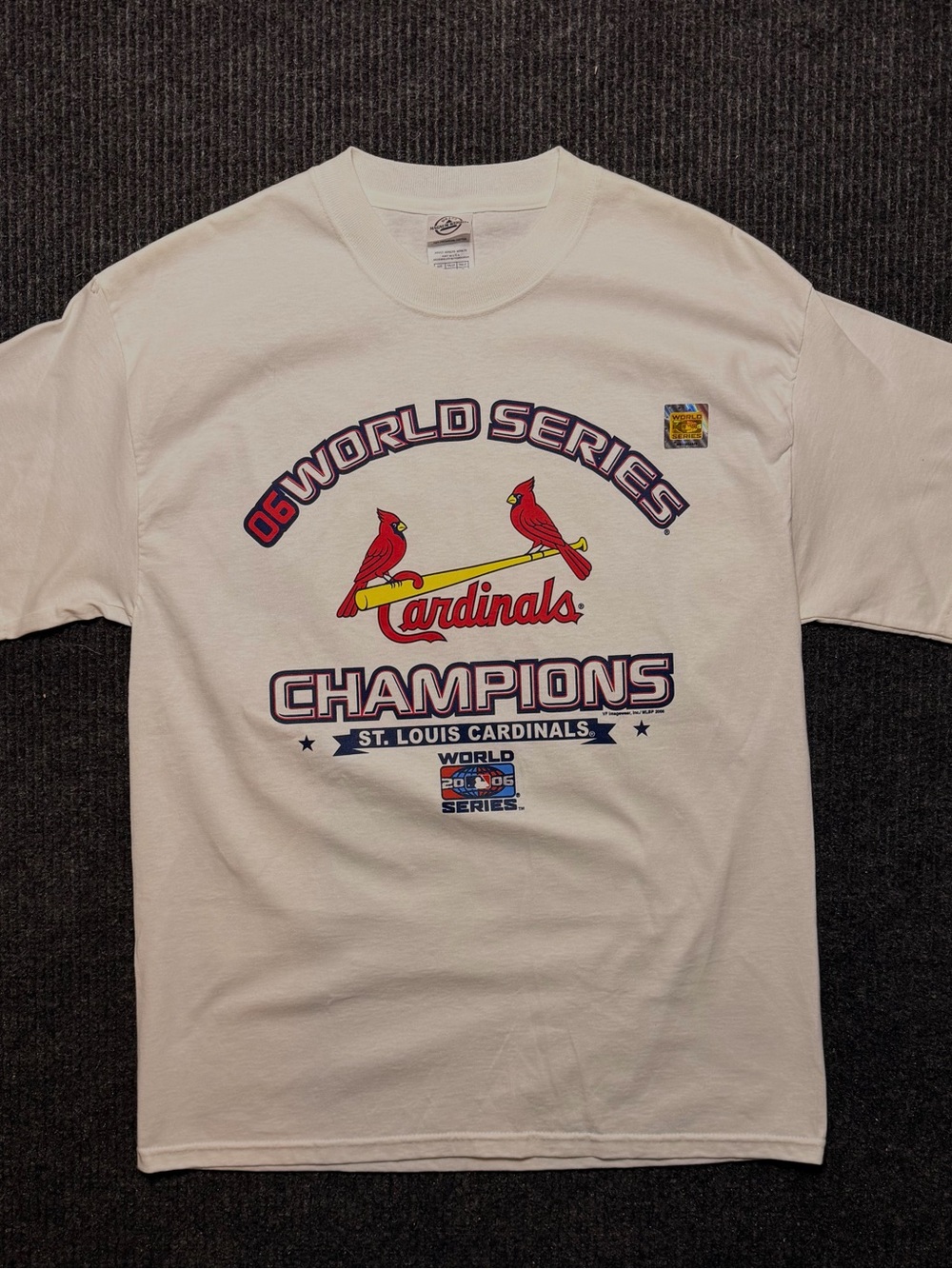 Vintage 2006 St. Louis Cardinals World Series Campionship Tee